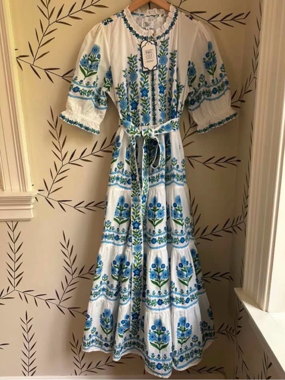 NWT! Tuckernuck x Pink City Prints Matilda Dress in Lapis Meadow - Picture 7 of 7